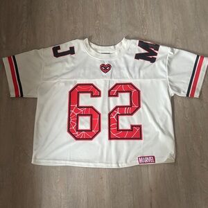 Marvel Red and Black Graphic Tee